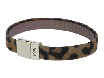 Lederarmband Ava schmal beige